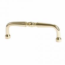 Berenson 9998-303-P - Plymouth 3 1/2in Polished Brass Pull