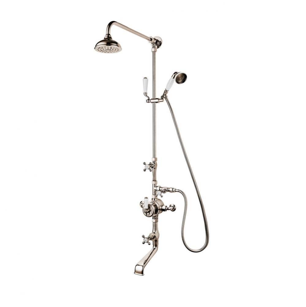 1890''S   Thermostatic Shower/Tub/Handspray On Slider W/5'' Shower Head With W