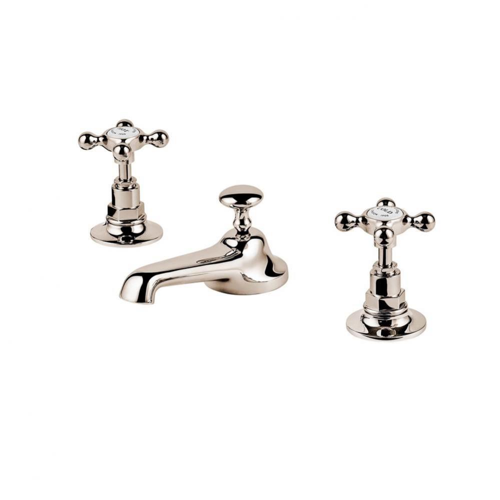 1890''S  Widespread Faucet 4 1/2'' Spout With Pop Up Drain (Ceramic Disc) With