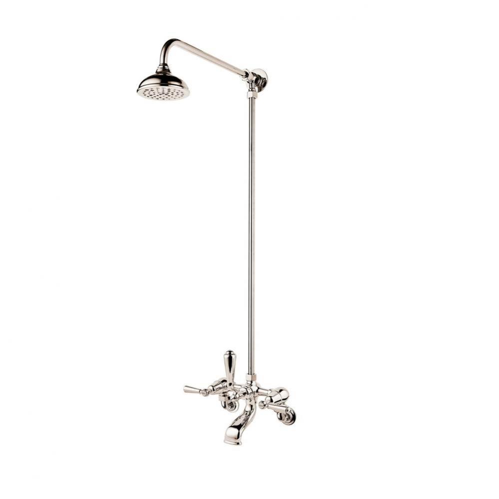 Regent 1900''S  Exposed Manual Wall Mount Tub And Shower W/5'' Rain Head With