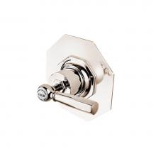 Barber Wilsons and Company MCL3470WSP-PN - Mastercraft Lever Wall Stop On Plate  (Specify Button)