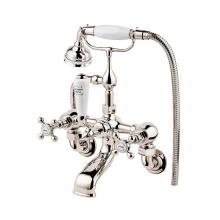 Barber Wilsons and Company R4308-1890 PN - 1890''S Exposed 3/4'' Wall Mount Tub And Hand Spray With White Porcelain Inser