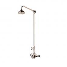 Barber Wilsons and Company R5700-1900-CU PN - Regent 1900''S  Exposed Thermostatic Shower W/5'' Shower Head  With White Porc
