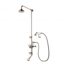 Barber Wilsons and Company R5702BA-1890-CU PN - 1890''S Exposed Thermostatic Shower With Tub Spout And Hand Spray On Cradle With 5'