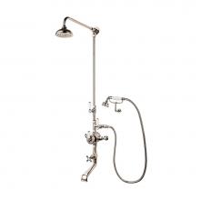 Barber Wilsons and Company RCL5702BA-1890-CU PN - 1890''S Bonnet Exposed Thermostatic Shower With Tub Spout And Hand Spray On Cradle With