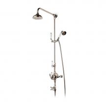 Barber Wilsons and Company RCL5704-1890-CU PN - 1890''S Bonnet Dual Thermostatic Shower/Handspray On Slide Bar W/5'' Shower He