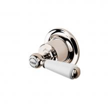 Barber Wilsons and Company RCL3450WS-PN - 3/4'' White China Lever Volume Control (Specify Button)