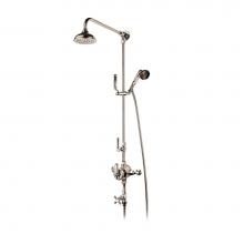 Barber Wilsons and Company RML5704-1890 PC - 1890''S Exposed Dual Thermostatic Shower With Handspray On Slider W/5'' Rain H