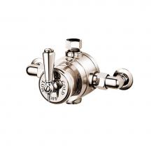 Barber Wilsons and Company RML53-CU-PN - Exposed Thermostatic  Valve Only With Metal Lever (Compression Unions)