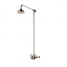 Barber Wilsons and Company RML5600-CU-PN - Exposed Thermostatic Shower No Volume Control Metal Lever 5'' Head