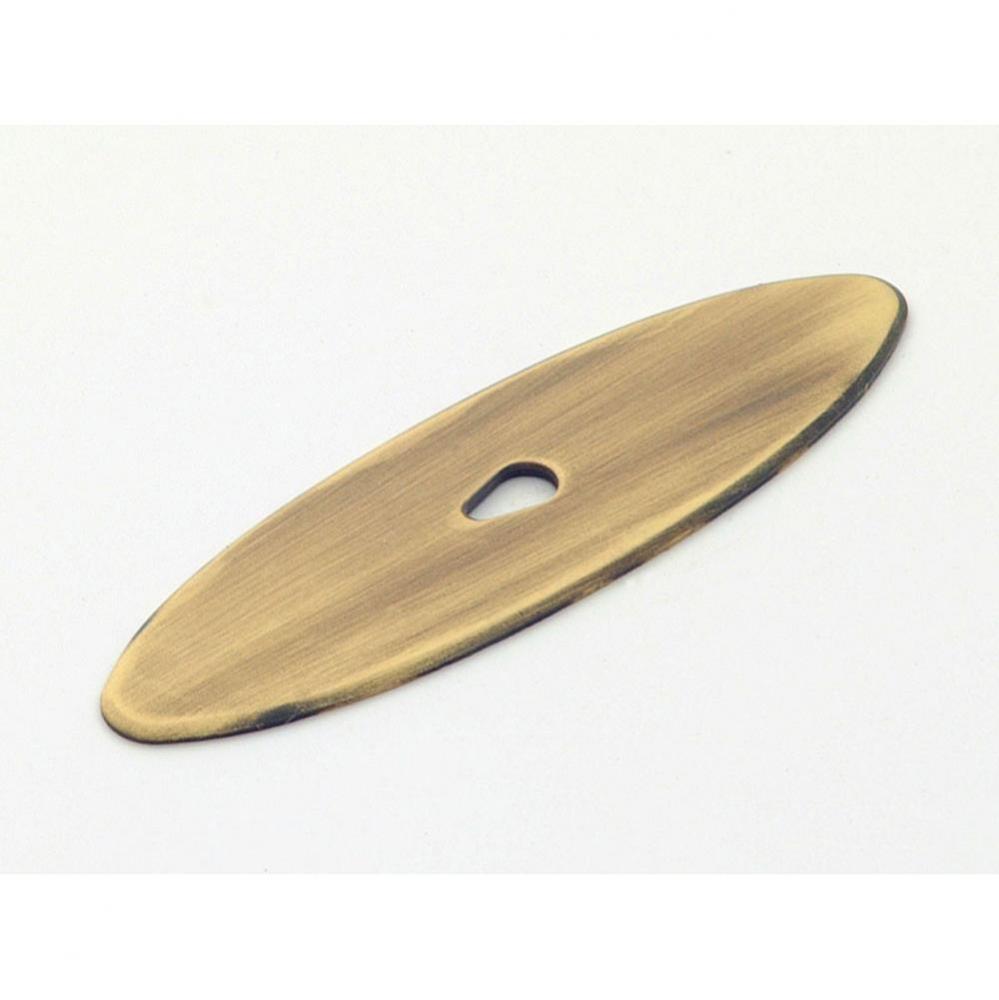 Oval Backplate - 3''x7/8''