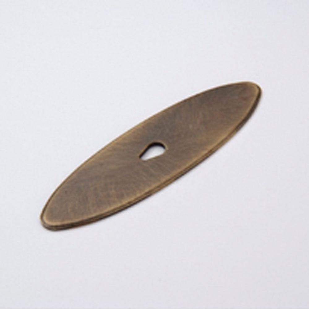Oval Backplate - 3''x7/8''