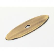 Classic Brass 1197AB - Oval Backplate - 3''x7/8''
