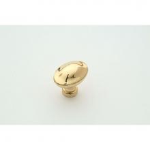 Classic Brass 1575PB - Knob - 1-5/16''x15/16''