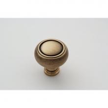 Classic Brass 1834AB - Knob - 1-1/2''