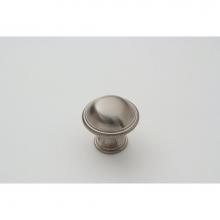 Classic Brass 1844SN - Knob (Crosshatch) - 1-1/4''