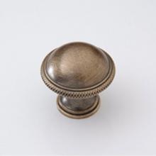 Classic Brass 1844ABB - Knob (Crosshatch) - 1-1/4''