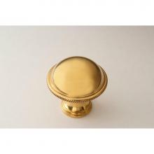 Classic Brass 1845TN - Knob (Crosshatch) - 1-1/2''