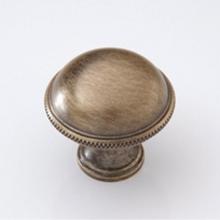 Classic Brass 1845ABB - Knob (Crosshatch) - 1-1/2''