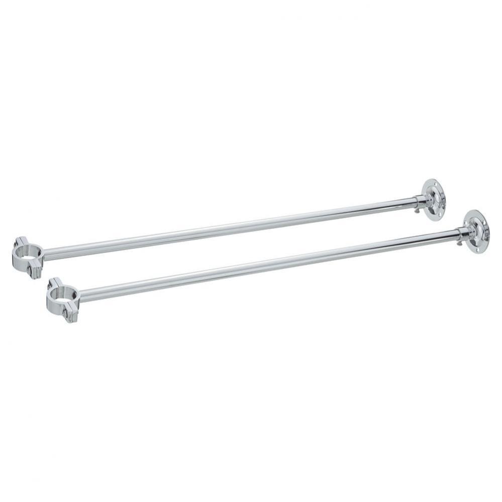 Wall Mount Supply Line Support Rods