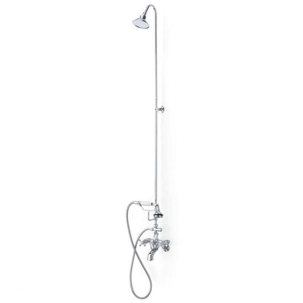 5100 SERIES Tub Filler with Hand Shower and Overhead Shower - Lever Handles