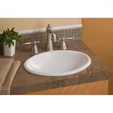 Cheviot Products 1102-WH - MINI OVAL Drop-In Sink