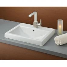 Cheviot Products 1190-WH-1 - CAMILLA Semi-Recessed Sink