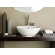 Cheviot Products 1198-WH - WATER LILY Vessel Sink