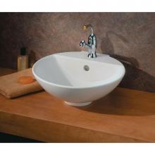 Cheviot Products 1225-WH-1 - YORK Vessel Sink