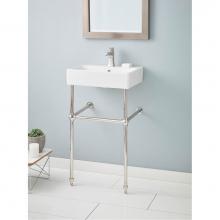 Cheviot Products 1232-WH-1/575-CH - NUO Console Sink