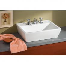 Cheviot Products 1237/18-WH-1 - SENTIRE Vessel Sink