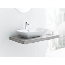Cheviot Products 1275-WH-1 - ELEMENT Vessel Sink with Faucet Deck