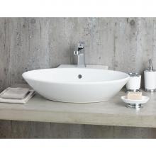 Cheviot Products 1277-WH-1 - GEO Vessel Sink with Faucet Deck