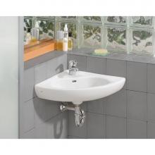 Cheviot Products 1350-WH-1 - WALL MOUNT Corner Sink
