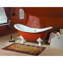 Cheviot Products 2114-WC-0-PN - Regency Cast Iron Bathtub With Lion Feet