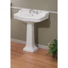 Cheviot Products 350/22-WH-1 - ANTIQUE Pedestal Sink