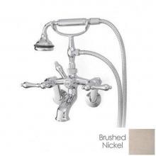 Cheviot Products 5115-CH - 5100 SERIES Wall-Mount Tub Filler - Cross Handles - Metal Accents