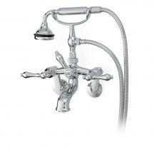 Cheviot Products 5115-CH-LEV - 5100 SERIES Wall-Mount Tub Filler - Lever Handles - Metal Accents