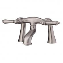 Cheviot Products 5140-BN-LEV - 5100 SERIES Basic Offset Deck-Mount Tub Filler - Lever Handles
