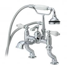 Cheviot Products 6012-CH - Variable-Spread Deck-Mount Tub Filler