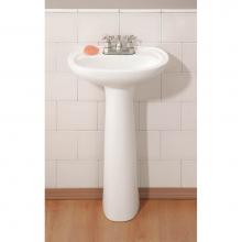 Cheviot Products 617-WH-4 - FIORE Pedestal Sink