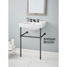 Cheviot Products 511/25-WH-8/575-BK - MAYFAIR Console Sink