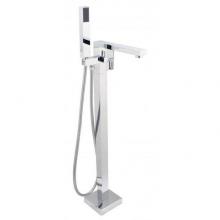 Cheviot Products 7560-BN - SQUARE Free-Standing Tub Filler