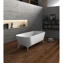 Cheviot Products 4173-WW - PALERMO Solid Surface Bathtub