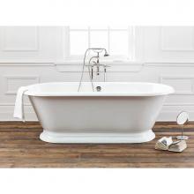 Cheviot Products 2162-WW-8 - SANDRINGHAM Cast Iron Bathtub with Faucet Holes