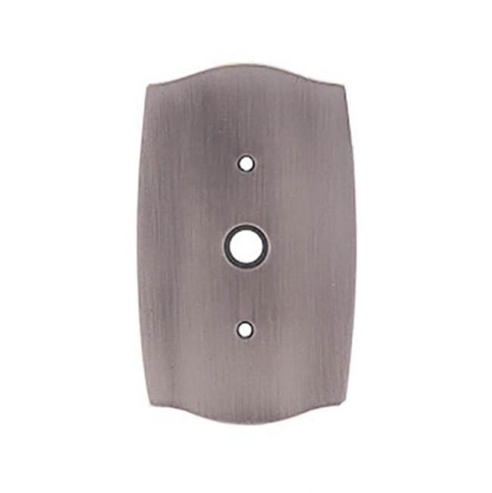 Single Cable Jack Colonial Switch Plate  - Dark Statuary Bronze