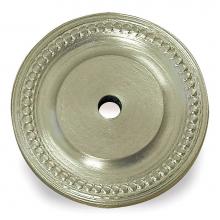 Colonial Bronze B9203-4 - 1.5'' diameter Round, grooved Backplate for use with 1/4-20 screw hand finished in Satin