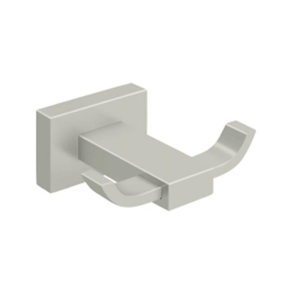 Double Robe Hook 55D Series, Satin Nickel