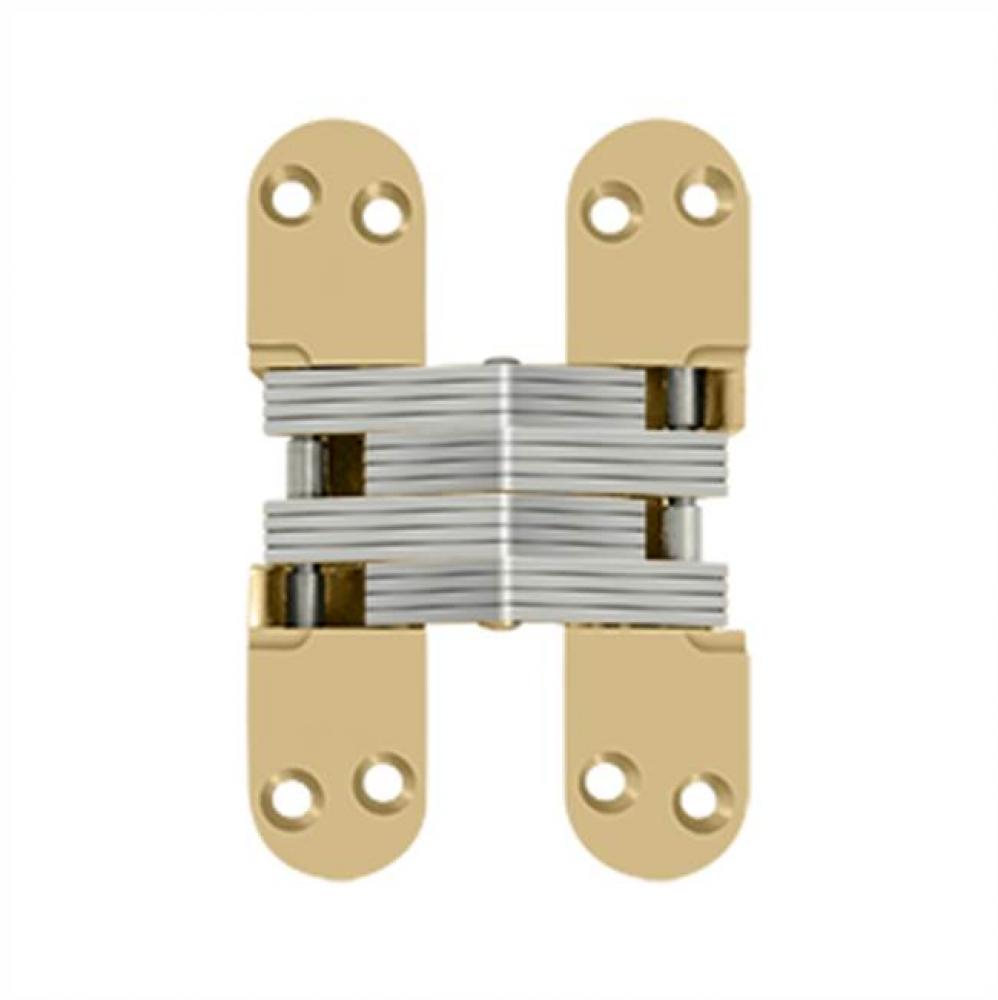 Concealed Hinge Sldb Blades 1 1/8 X 4 5/8, Satin Brass