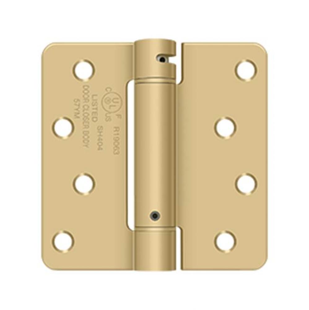 4'' x 4'' x 1/4'' Spring Hinge, UL Listed